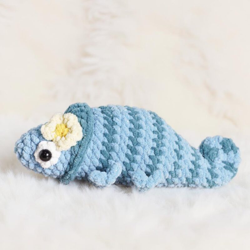 Ziggy the Gecko Amigurumi Crochet Pattern - Low-Sew - DIY Stuffed Animal Toy - Instant Download PDF - Image 4