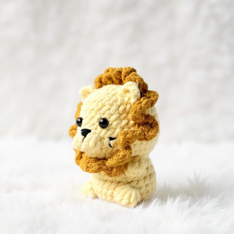 Lion Amigurumi Crochet Pattern - Adorable DIY Stuffed Animal Toy - Instant Download PDF - Image 5
